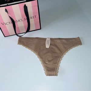 NWT Victoria Secret Nude Thong Size: M
